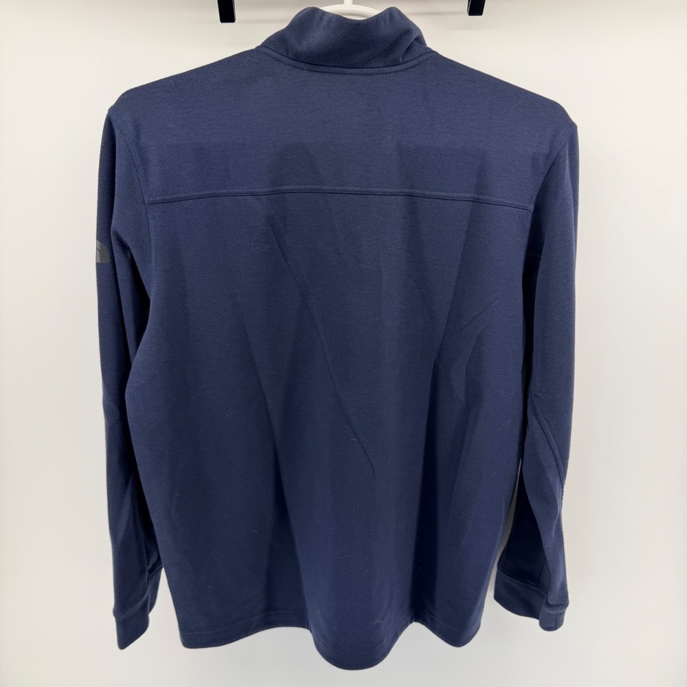 The North Face Quarter Zip Pullover Navy Blue Athletic Performance XL Mens - Picture 3 of 6